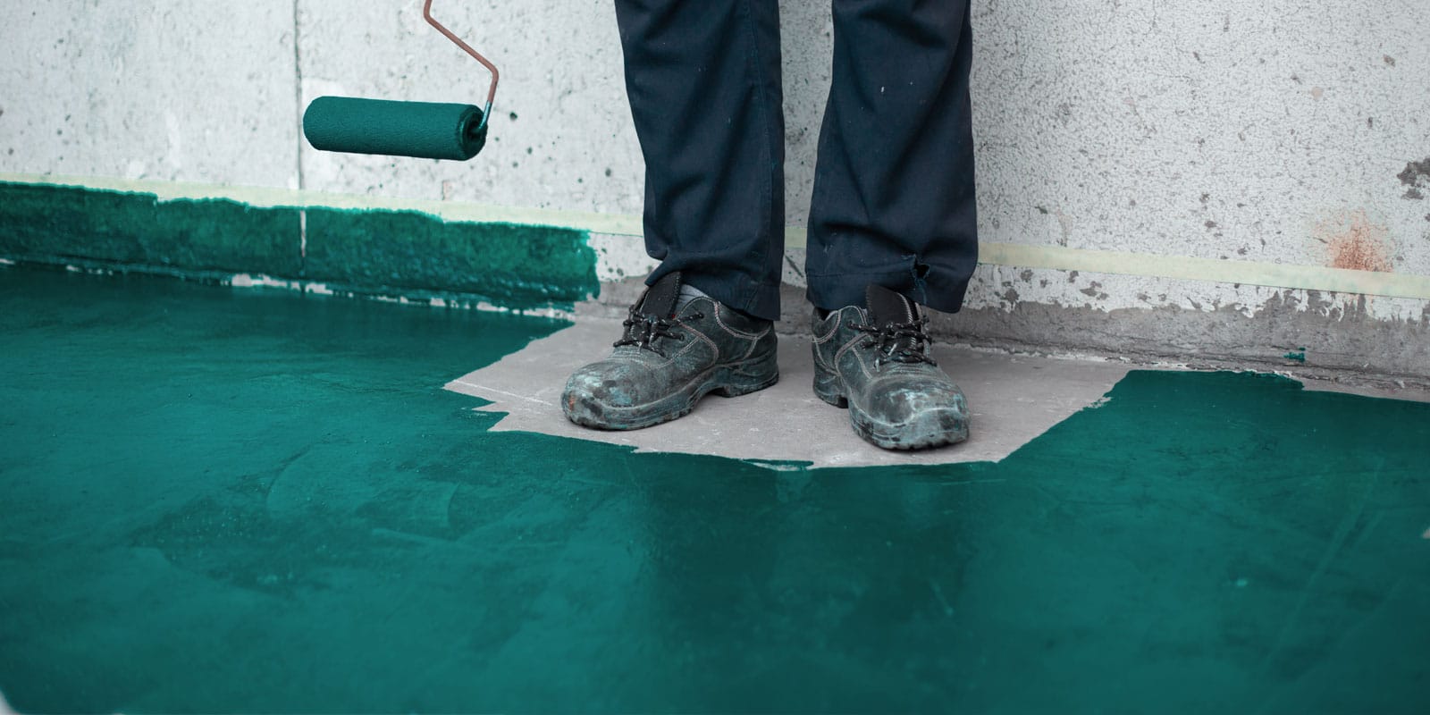 Person who painted themselves into a corner